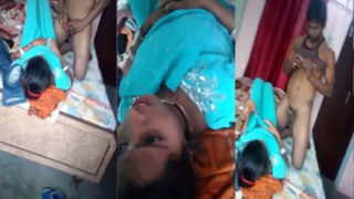 होममेड वीडियो में भाभी की चोद, भैया देख रहा है। Desi sex com का तड़का लगा है।