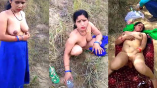 ग्रामीण इलाके में भाभी का नंगा नाच - रंडी Chudai MMS देखें।