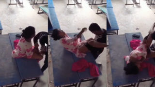 क्लासरूम में देसी गर्ल का सेक्स स्कैंडल, इंडियन गर्लफ्रेंड के साथ मज़ा।