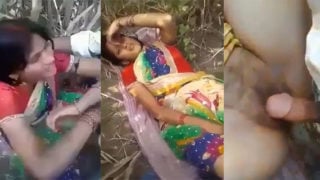 गांव की भाभी का सेक्सी MMS, आउटडोर चूत का आनंद।