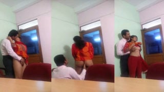 कैमरे में कैद ऑफिस चुलबुली भाभी और मैनेजर की वासना!
